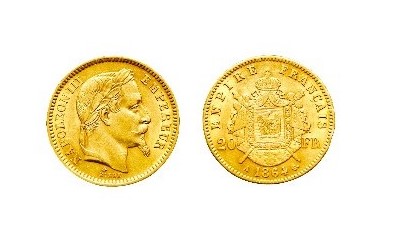 Pièce d'or Napoléon III - Or investissement 